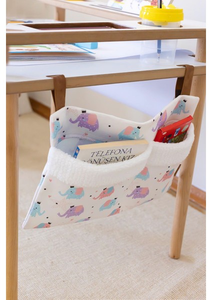 Pratik Askılı Organizer Bebek Arabası Beşik Kenar Fluffy Organizer Elephant fırsatları