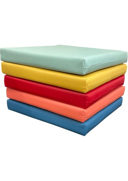 Okul Anaokulu Kreş 5'li Set 40X40X5 cm Içi Süngerli Renkli Minder Seti fırsatları