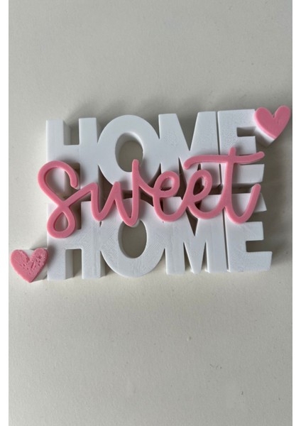 Dekoratif "home Sweet Home" Biblo | Şık Masa & Raf Süsü | Ev Ruhunu Yansıtan Küçük Detaylar modelleri