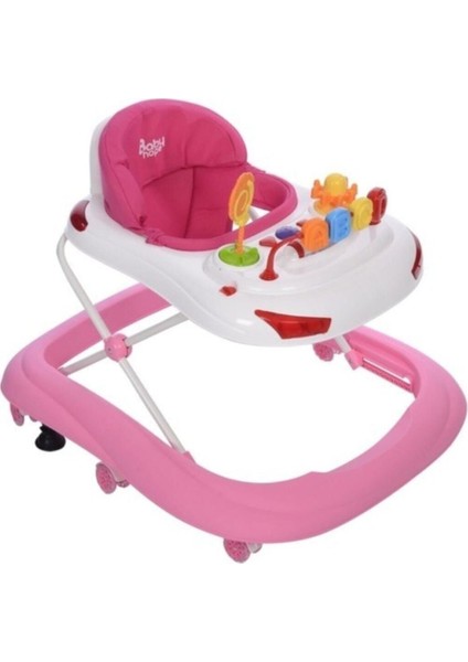 Bebek Pembe Tobby Lüks Stoplu Itmeli Yürüteç 218