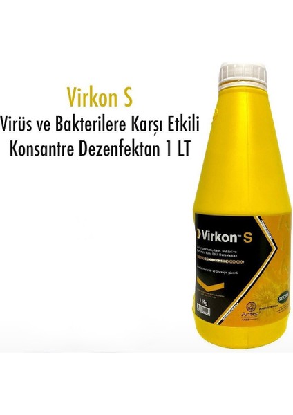 Antec Virkon S 1 Kg-(Geniş Spekturumlu Virüs, Bakteri, mantarlara Karşı Etkili Dezenfektan)