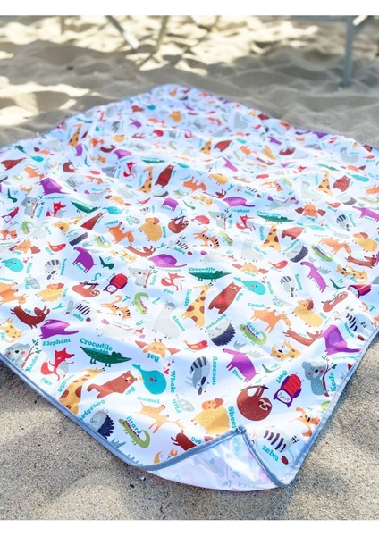 Zoo, 145X180CM Ebatında, Plaj Örtüsü, Su Geçirmez, Ekoteks 100 Sertifikalı fiyatları