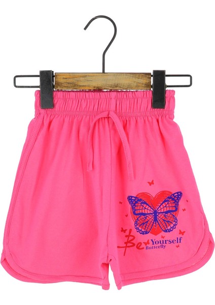 Kız Çocuk Şort Baskılı