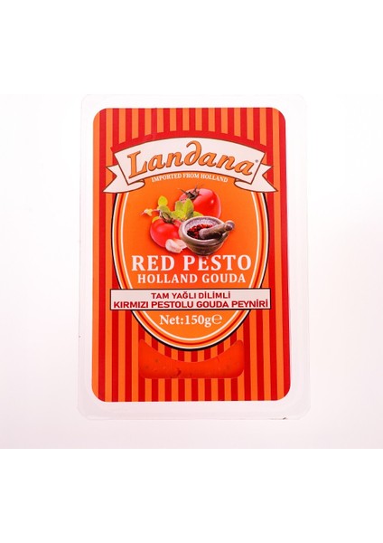 Di̇li̇mli̇ Kırmızı Pesto Gouda Peyniri̇ 150 Gr