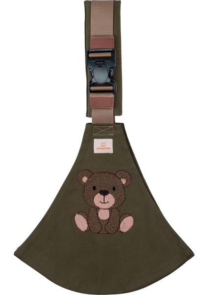 Çocuk Yan Taşıyıcı 9 Aydan 48 Aya Kadar (9 kg - 20 Kg) Yeşil Renk Ayıcık Desenli fiyatları