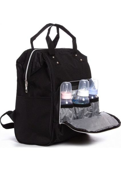 Anne Bebek Bakım Sırt Çantası Biberon Termoslu Sıvı Geçirmez Askı Aparatlı modelleri