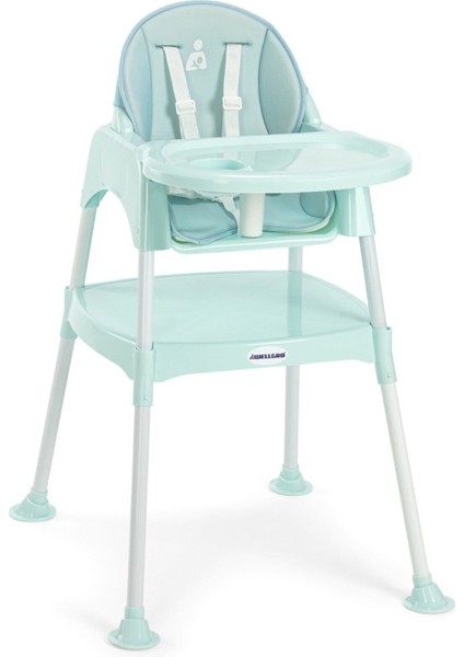 Pretty 3in1 Çalışma Masalı Mama Sandalyesi Mint