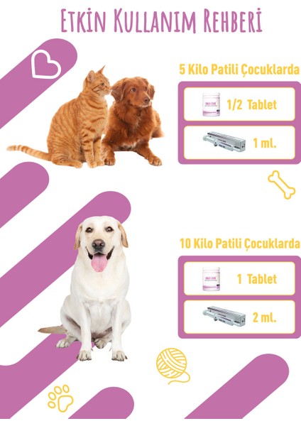 M&B Care 120G Chew Tablet Köpekler İçin Gebelik, Emzirme Desteği modelleri