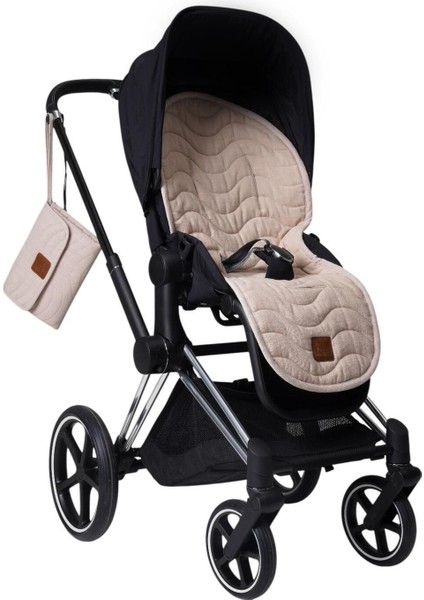 Ultra Hafif, Evrensel Uyumlulukta Bebek Arabası Minderi – Oeko-Tex® Sertifikalı Elyaf Dolgulu fırsatları