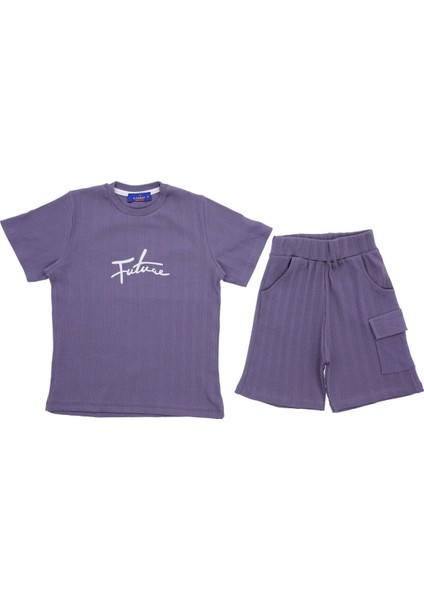 Erkek Çocuk Şort Takım Baskılı