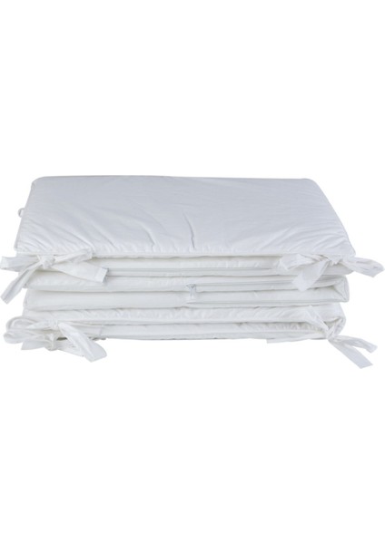 Beyaz Dört Parçalı Yan Koruma Seti 60X120 Beşikler Için fiyatları