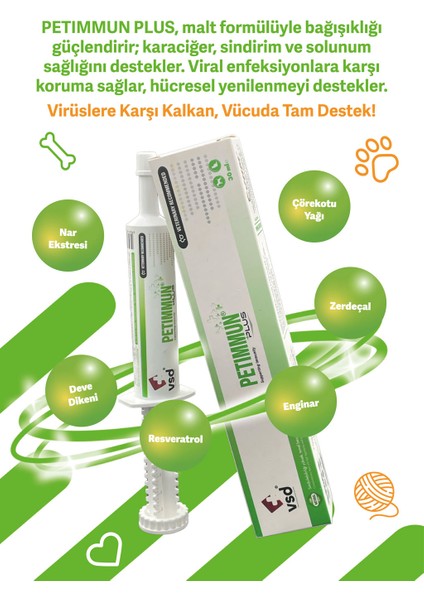 Petimmun Plus 30ML Malt Kediler İçin İmmun Desteği fiyatları