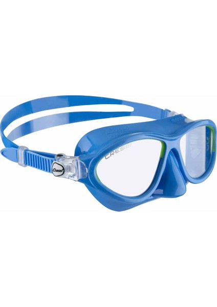 Moon Çocuk Yüzme ve Dalış Maskesi Blue - Lıme 5-10 Yaş