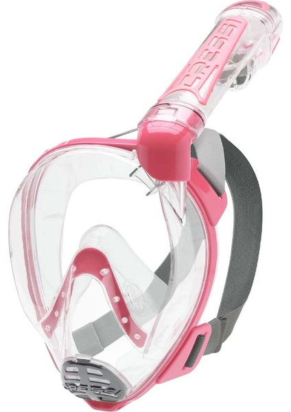 Duke Tam Yüz Maske Clear-Pınk M - L