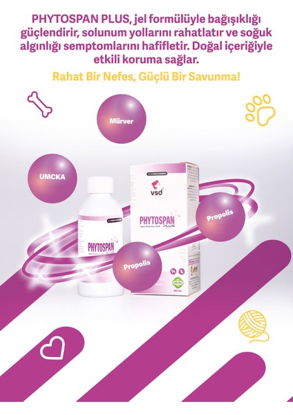 Phytospan Plus 100ML Jel Kediler İçin Nefes Konforuna Katkı fiyatları