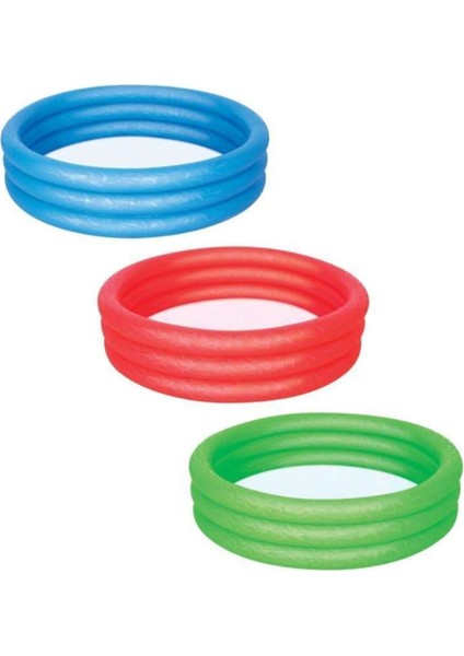 Renkli 3 Bölmeli Yeşil Çocuk Havuzu 122 x 25 modelleri