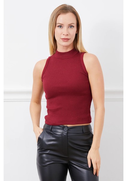 Fitilli Balıkçı Yaka Body Atlet