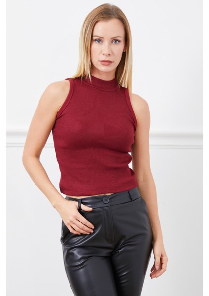 Fitilli Balıkçı Yaka Body Atlet