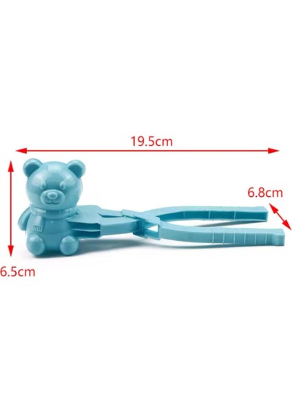 Mavi Ayı Figürlü Kar Topu- Kum -Yemek Şekillendirici Oyuncak fiyatları