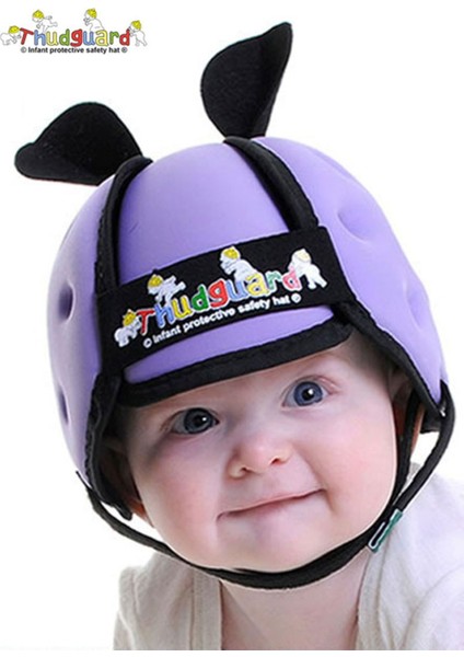 Thudguard Bebek Kaskı Kafa Koruyucu Lila