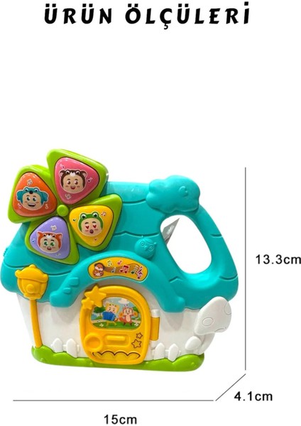 Işıklı ve Müzikli Ev Bebek Piyanosu