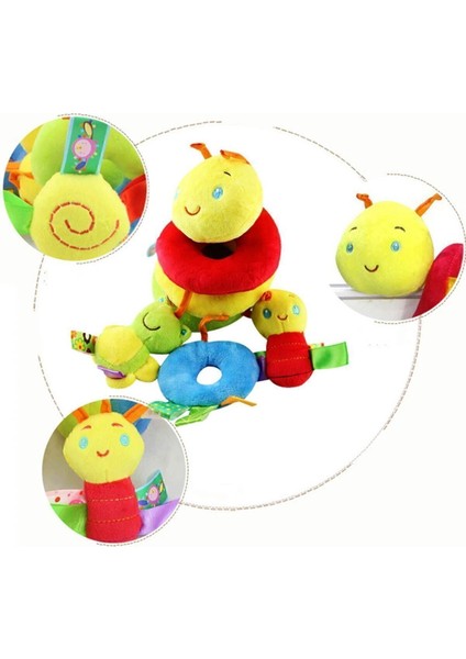 Bebek Beşik Puset Peluş Spiral Eğitici Çıngıraklı Oyuncak Bebek Arabası Asılan Yıkanabilen Oyuncağı modelleri