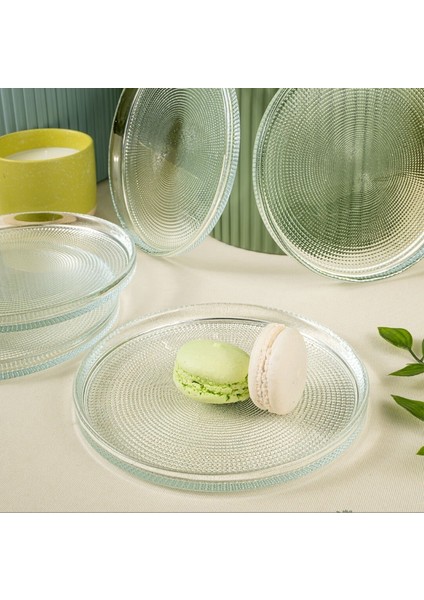Loren 6'lı Pasta Tabağı Seti Natürel 16 cm indirimleri