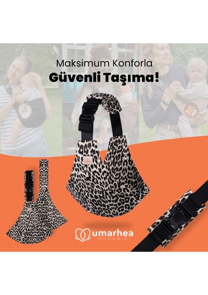 Çocuk Yan Taşıyıcı 9 kg - 20 kg Leopar Desenli fiyatları