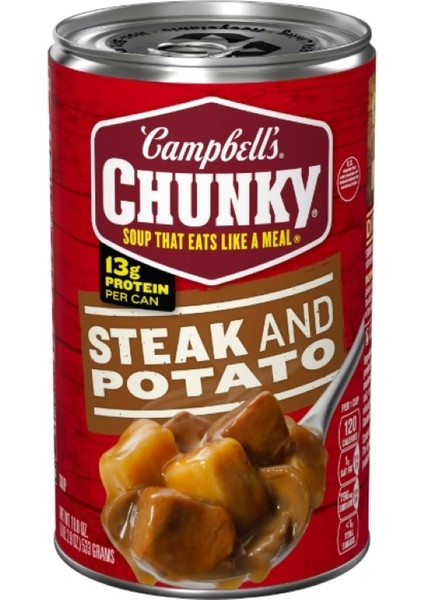 Soup That Eats Like A Meal Steak And Potato Hazır Konserve Yemek 533 G