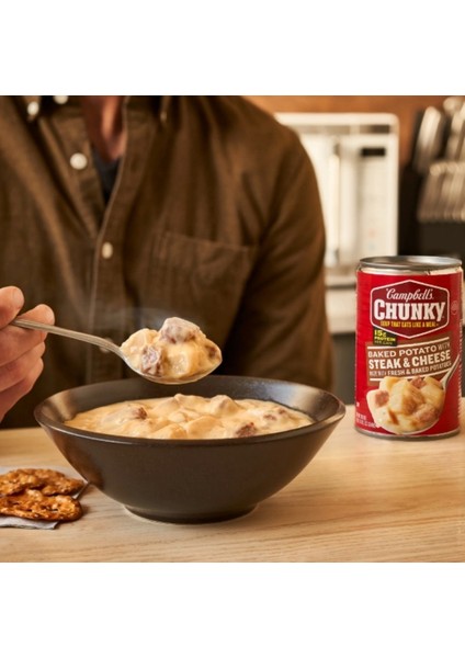 Soup That Eats Like A Meal Steak And Potato Hazır Konserve Yemek 533 G fiyatları