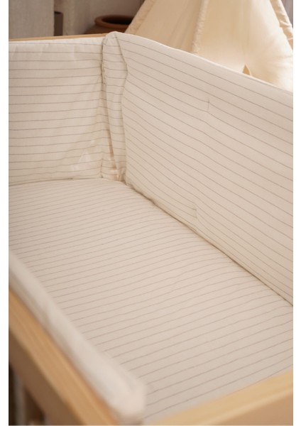 Bebek Beşik Yan Koruma Seti Ekose Kareli fiyatları