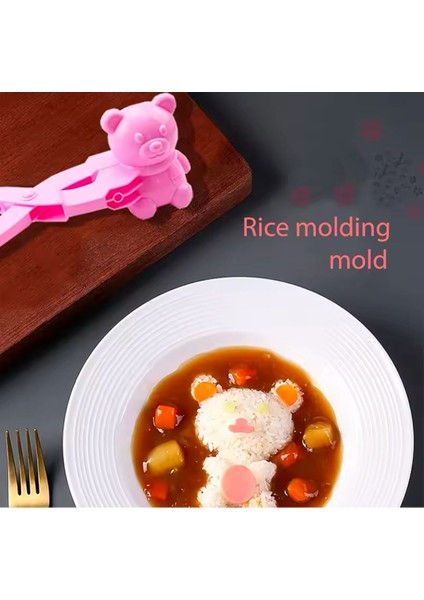 Ayı Figürlü Kar Topu- Kum -Yemek Şekillendirici Oyuncak