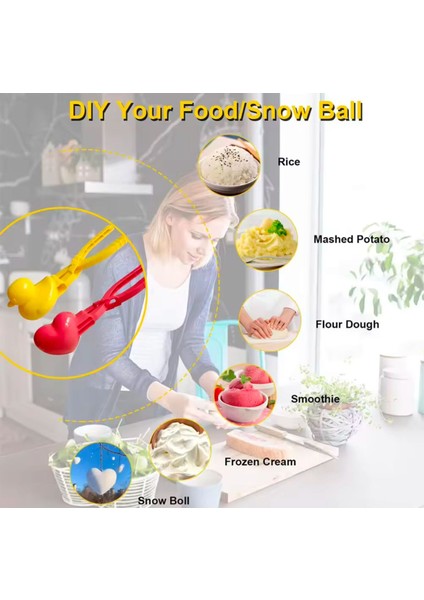 Ayı Figürlü Kar Topu- Kum -Yemek Şekillendirici Oyuncak