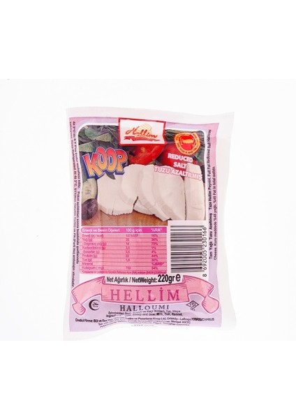Tuzu Azaltılmış Helli̇m Peyniri̇ 220 Gr
