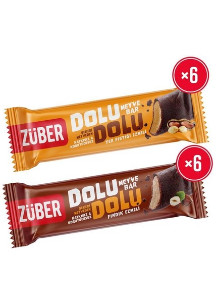 Dolu Dolu Meyve Bar Deneme Paketi 30gr x 12 Adet