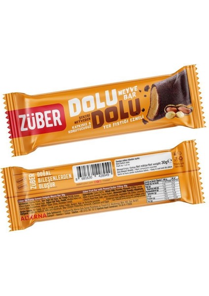 Dolu Dolu Meyve Bar Deneme Paketi 30gr x 12 Adet