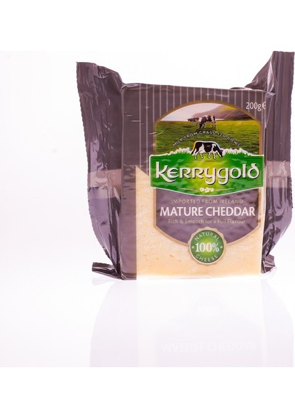 Olgullaştirilmiş Eski̇ Beyaz Cheddar Peyniri̇ 200 Gr