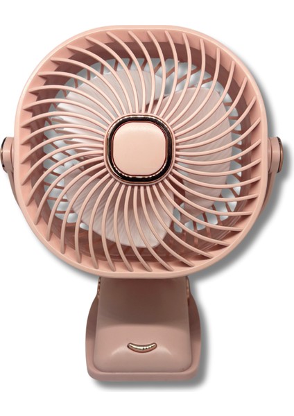 Zb113 Taşınabilir Masaüstü Pembe Usb Fan