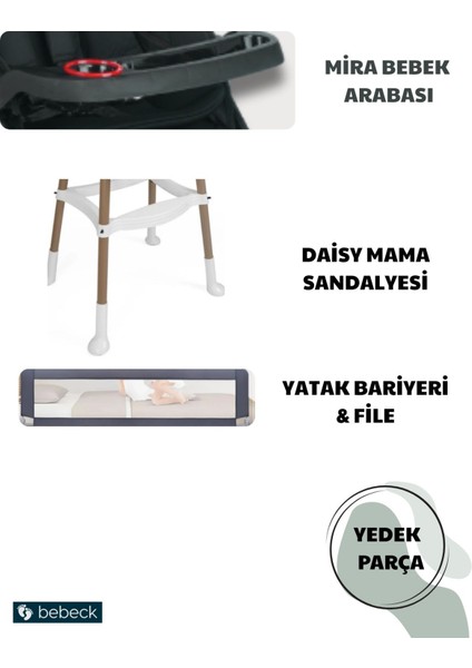 Bebeyatmaz Yedek Parça Tabla Mama Sandalyesi Ayağı File
