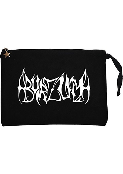 Burzum Shape Siyah Clutch Astarlı Cüzdan / El Çantası