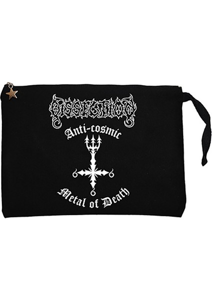 Dissection The Past Is Alive Siyah Clutch Astarlı Cüzdan / El Çantası