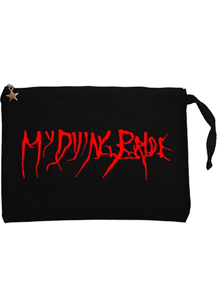 My Dying Bride Logo Siyah Clutch Astarlı Cüzdan / El Çantası