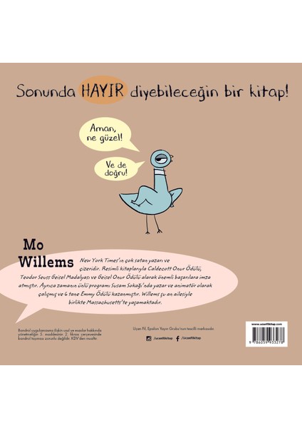 Güvercin Otobüsü Kullanmasın! - Mo Willems fiyatları