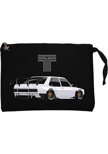 Tofaş Şahin Modifiye Siyah Clutch Astarlı Cüzdan / El Çantası