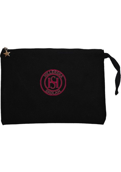 Young Royals College Siyah Clutch Astarlı Cüzdan / El Çantası