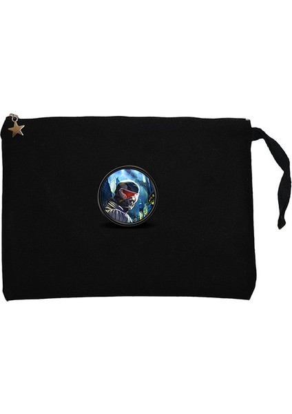 Crysis City Warrior Siyah Clutch Astarlı Cüzdan / El Çantası