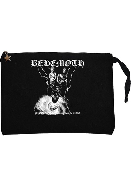 Behemoth Sventevith Siyah Clutch Astarlı Cüzdan / El Çantası