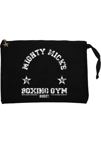 Mighty Micks Siyah Clutch Astarlı Cüzdan / El Çantası
