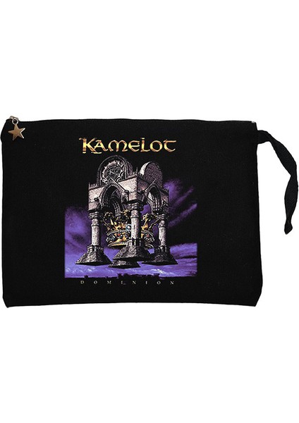 Kamelot Dominion Siyah Clutch Astarlı Cüzdan / El Çantası