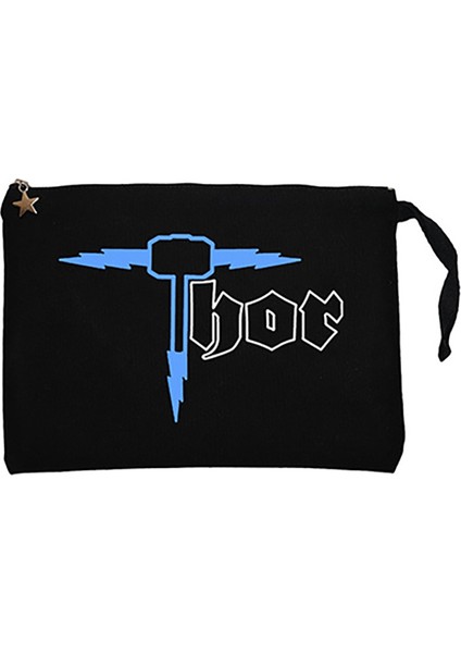 Thor Stormbreaker Siyah Clutch Astarlı Cüzdan / El Çantası